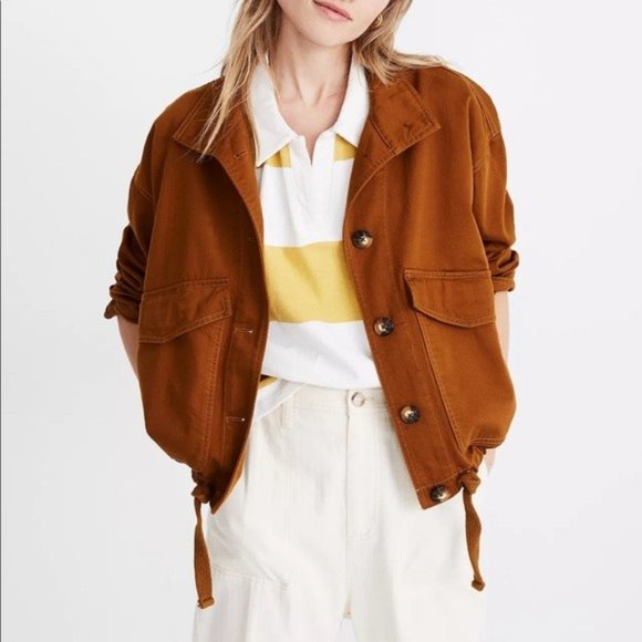 Madewell Jackets & Blazers - Madewell Beachmont Jacket Camel Color Size Small NWOT